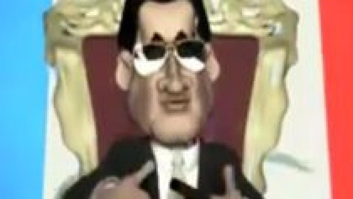 sarkozy le king of blig bling vedeti filmuletul in care este ironizat presedintele francez video