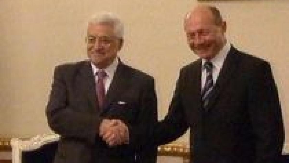 mahmoud abbas dorim sa dezvoltam relatia istorica dintre romania si palestina