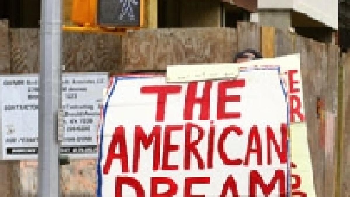 visul american vazut de un roman economia sua oricum nu mergea bine lumea s a obisnuit