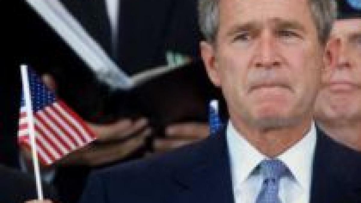 george bush se ascunde in ziua alegerilor