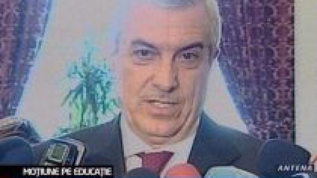 tariceanu ramane pe pozitie motiunea de cenzura a pd l este politicianista
