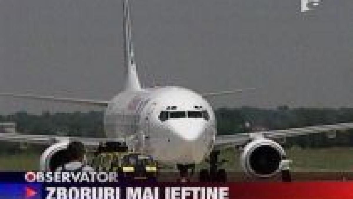 biletele de avion se ieftinesc din cauza crizei financiare