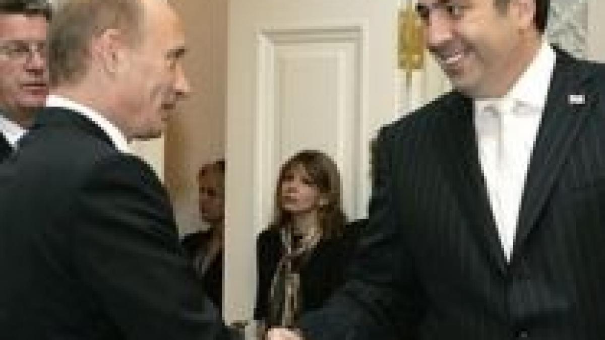 putin a vrut sa l spanzure de oua pe saakasvili presedintele georgiei