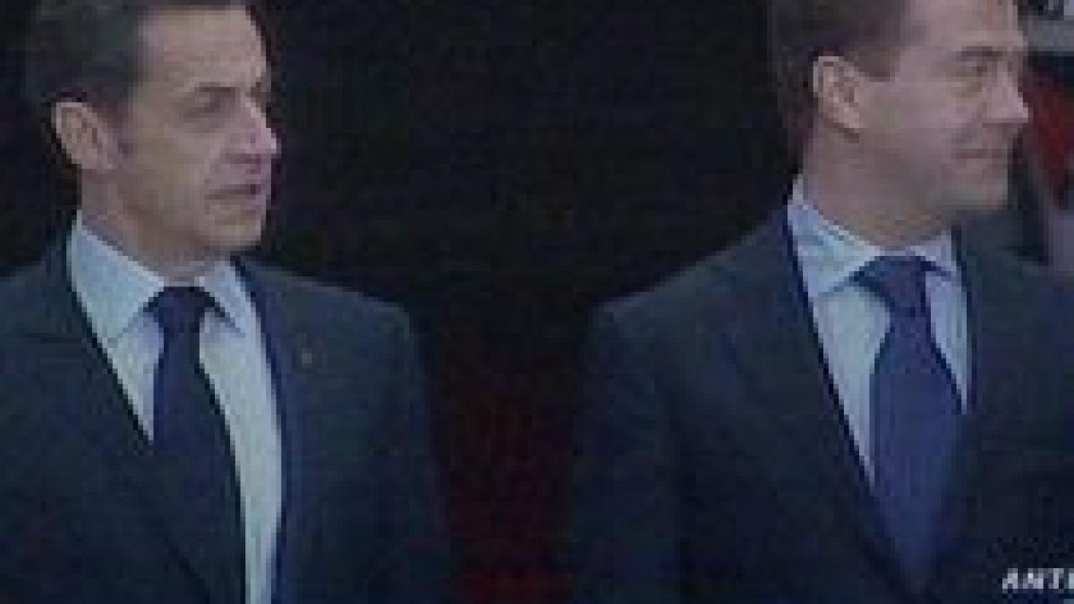 sarkozy ue si rusia au pozitii apropiate cu privire la reforma financiara