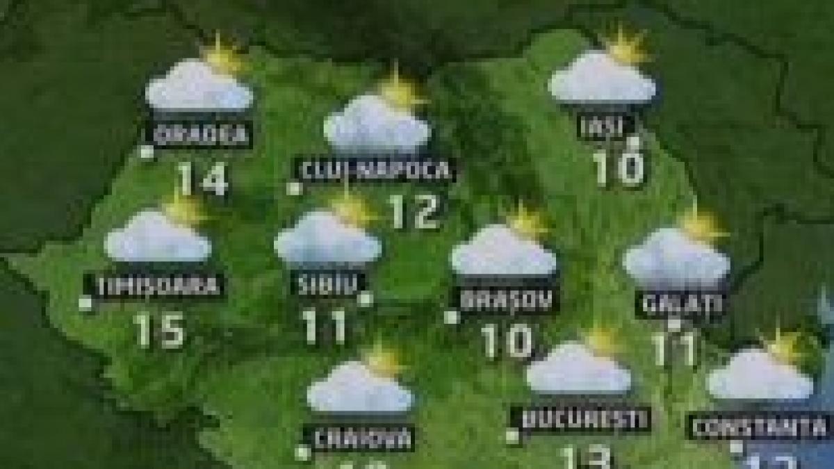 prognoza meteo pentru marti 18 noiembrie