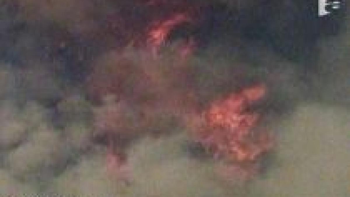 unul dintre incendiile care mistuie california provocat intentionat