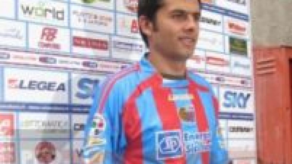 dica a marcat un gol pentru echipa secunda a clubului catania