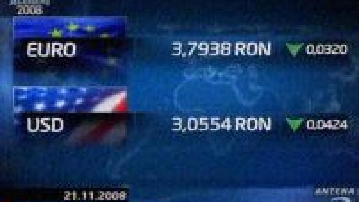 leul se apreciaza puternic un euro cotat la 3 79 lei