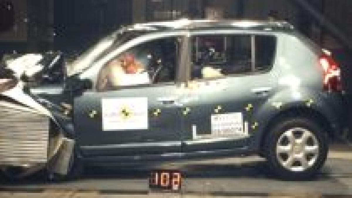 dacia sandero a obtinut trei stele la testele euro ncap
