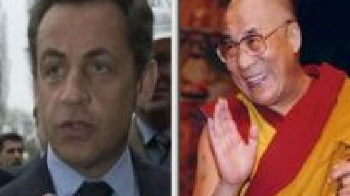intrevederea dintre sarcozy si dalai lama afecteaza relatiille dintre china si franta