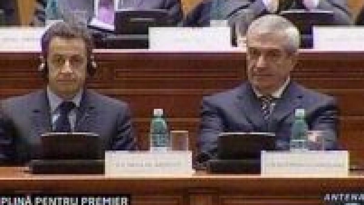 calin popescu tariceanu se va intalni sambata cu nicolas sarkozy