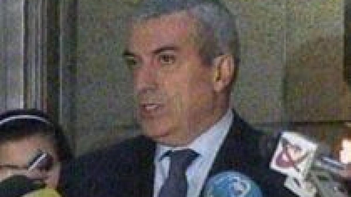 tariceanu ne ramane optiunea onorabila de a intra in opozitie