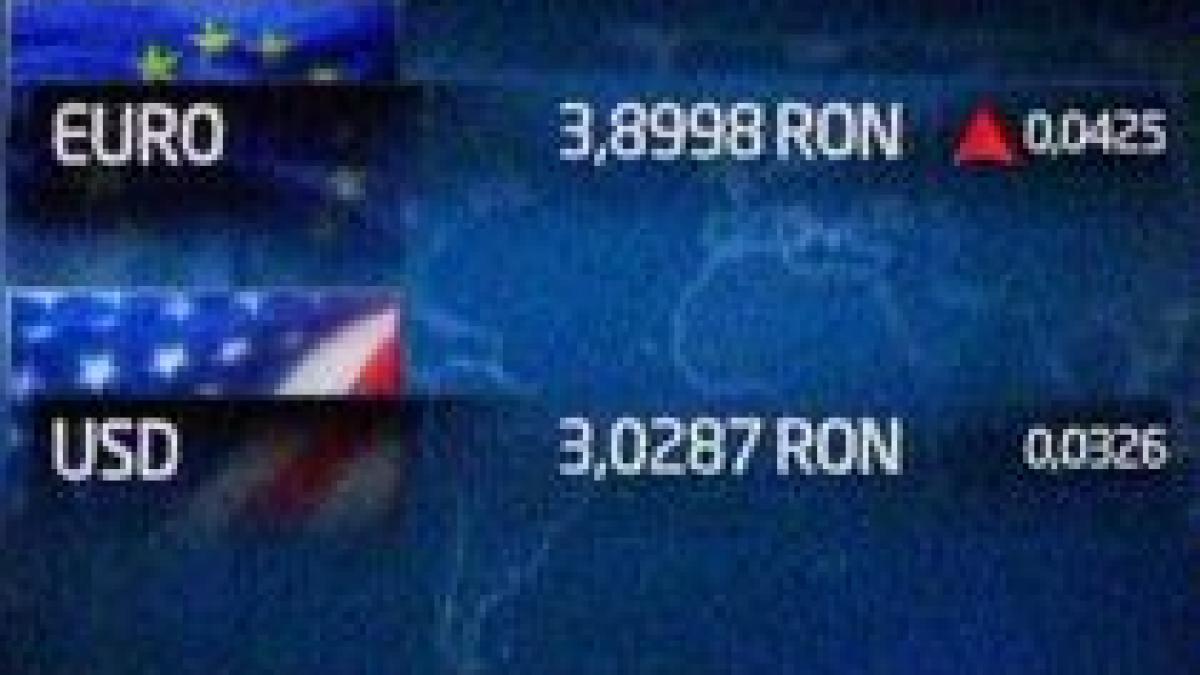 moneda nationala s a depreciat pentru a sasea zi consecutiv un euro cotat la 3 89 lei