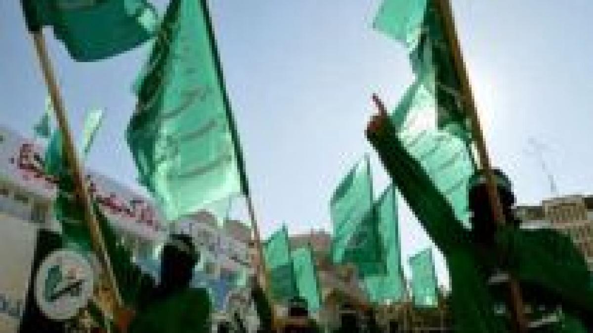 miting de sustinere a gruparii hamas organizat in gaza