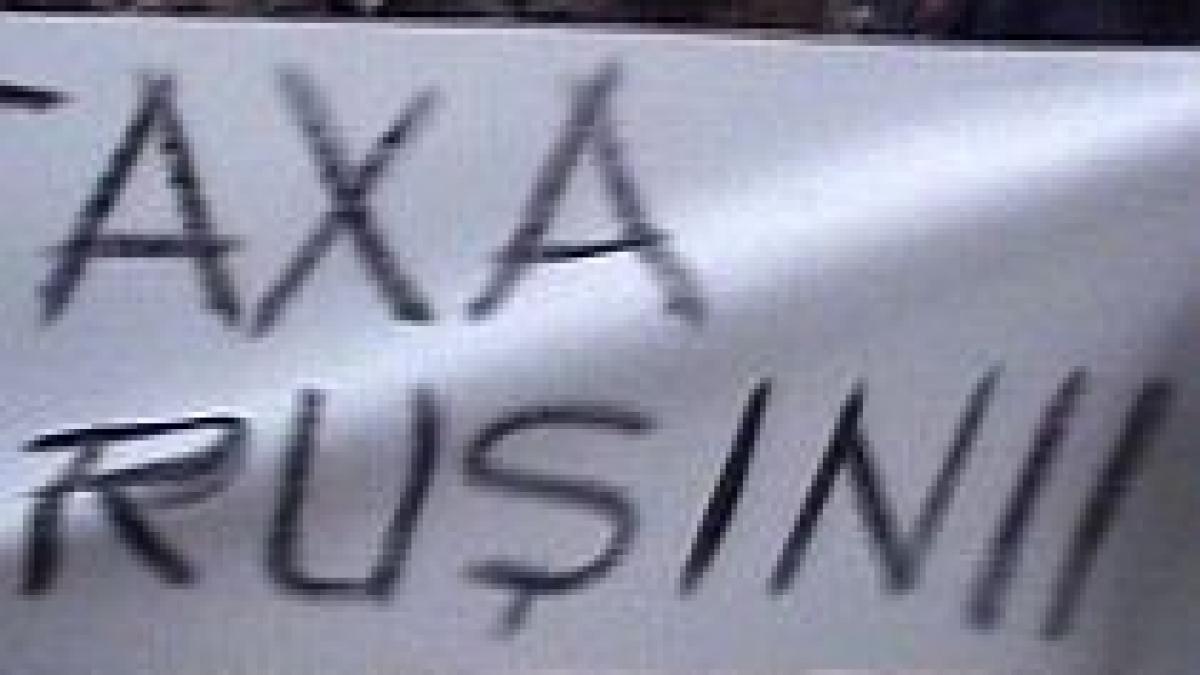 soferii din galati si satu mare au protestat fata de noua taxa auto