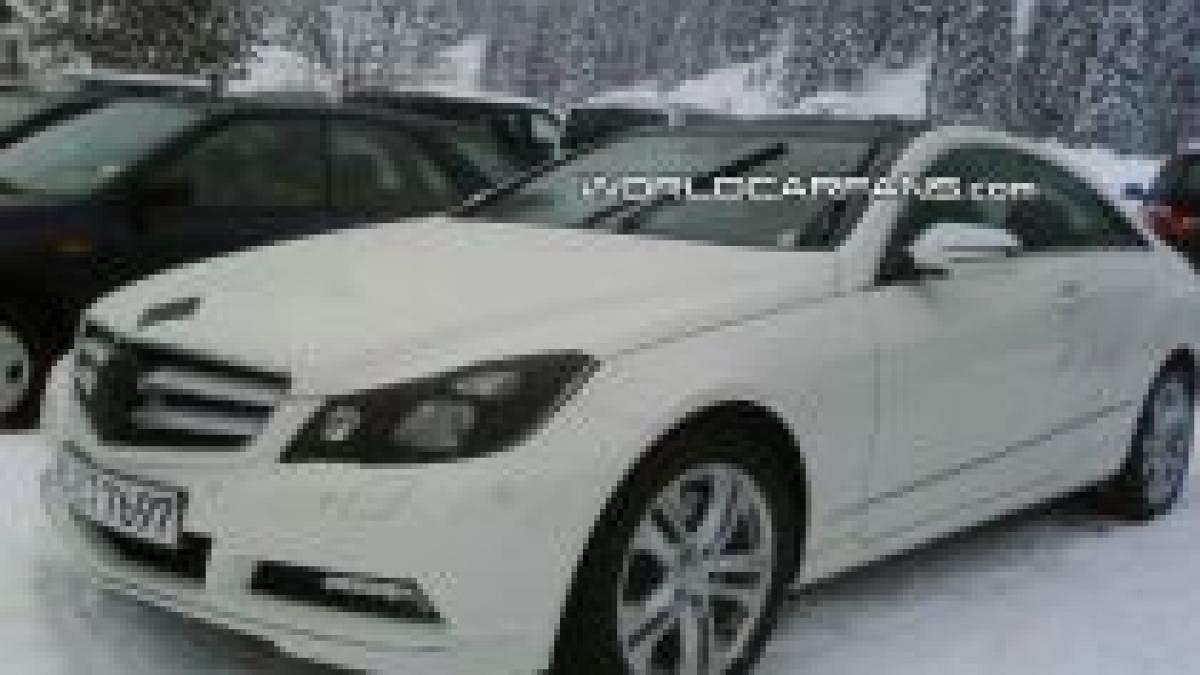 mercedes e class coupe fotografii spion