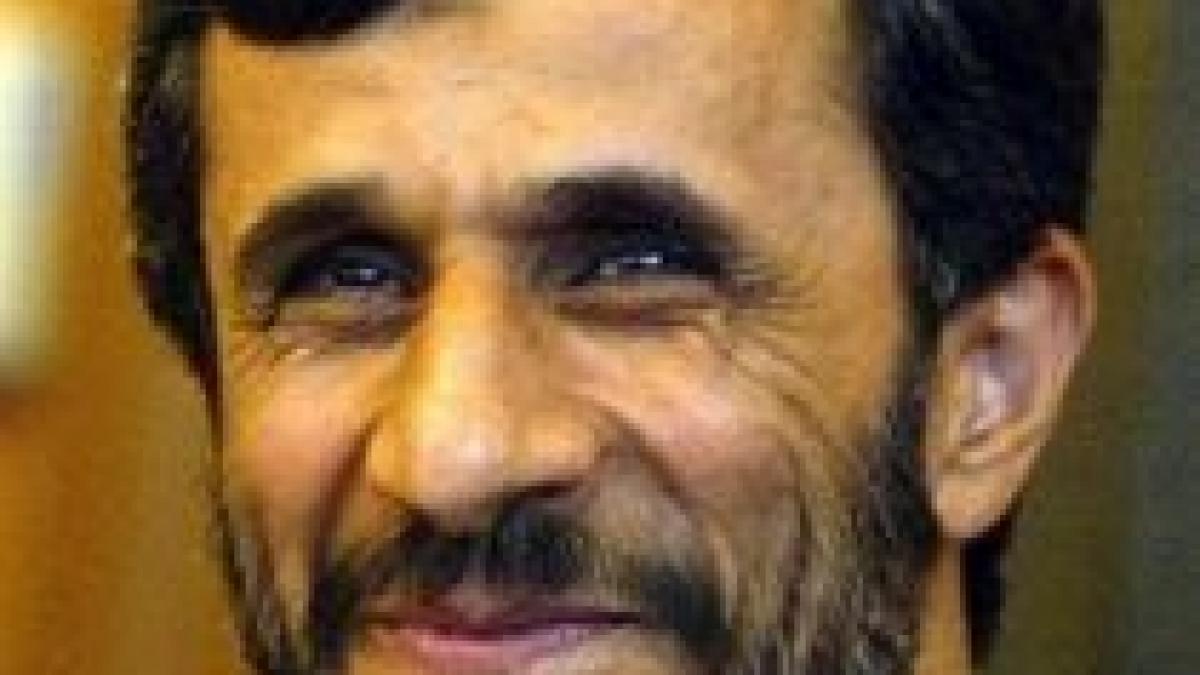 presedintele iranian mahmoud ahmadinejad transmite un mesaj de craciun britanicilor