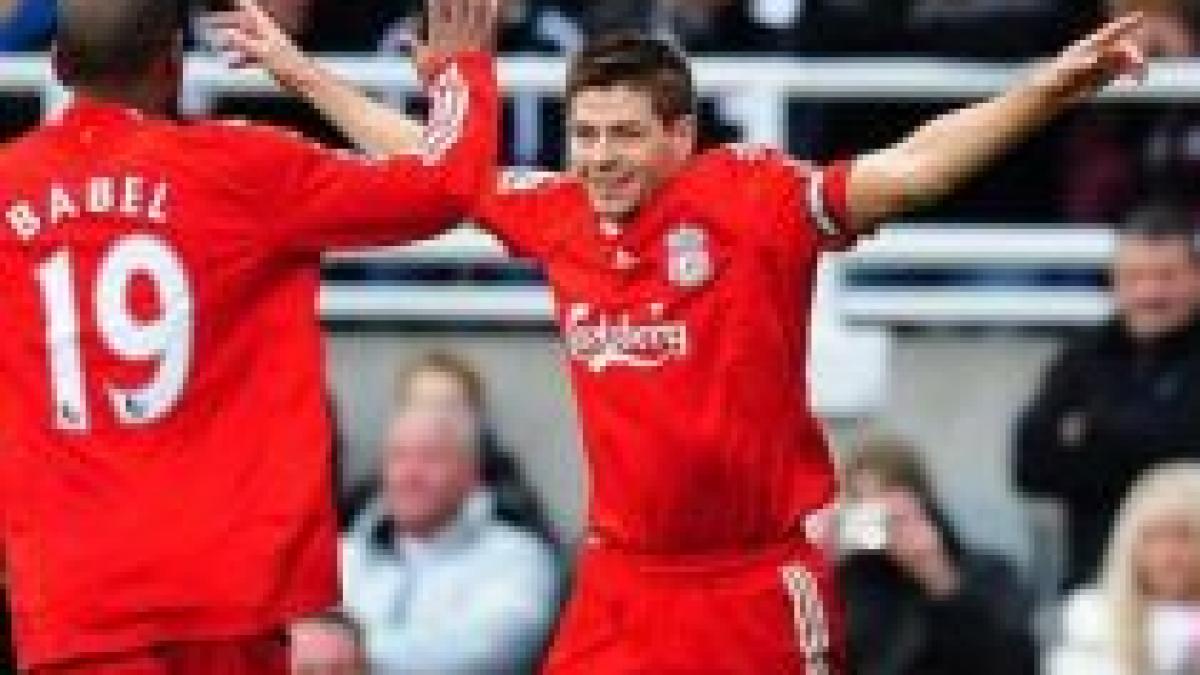 newcastle liverpool 1 5 dubla pentru gerrard