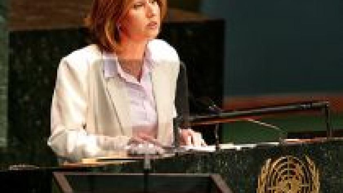 tzipi livni seful diplomatiei israeliene explica motivele ofensivei impotriva hamas