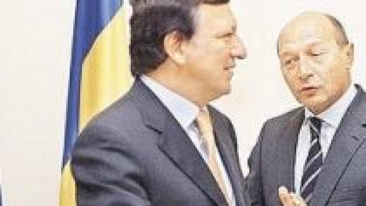 basescu si boc se intalnesc luni cu presedintele comisiei europene jose manuel barroso