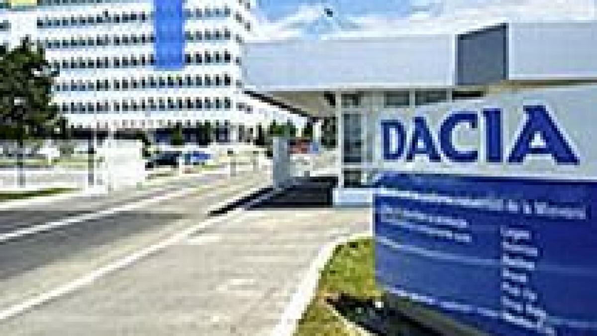 dacia opreste din nou productia pentru doua saptamani