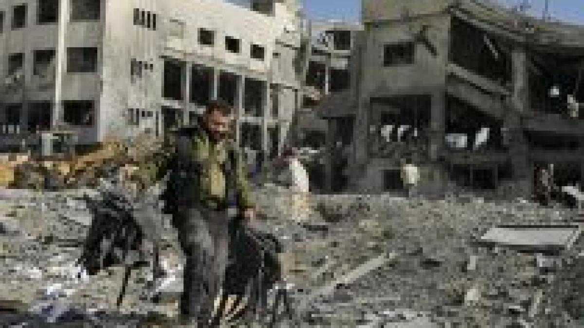 ofensiva israeliana a provocat pagube de 476 milioane de dolari in fasia gaza