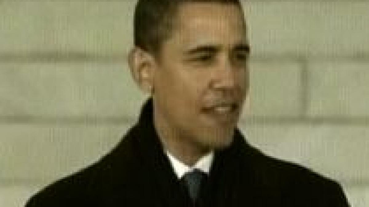 au inceput ceremoniile pentru investirea in functie a lui barack obama video