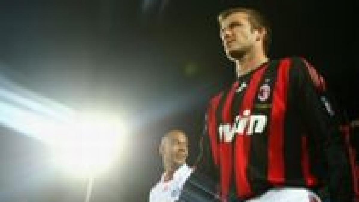 beckham la primul gol pentru ac milan in victoria cu bologna scor 4 1 video
