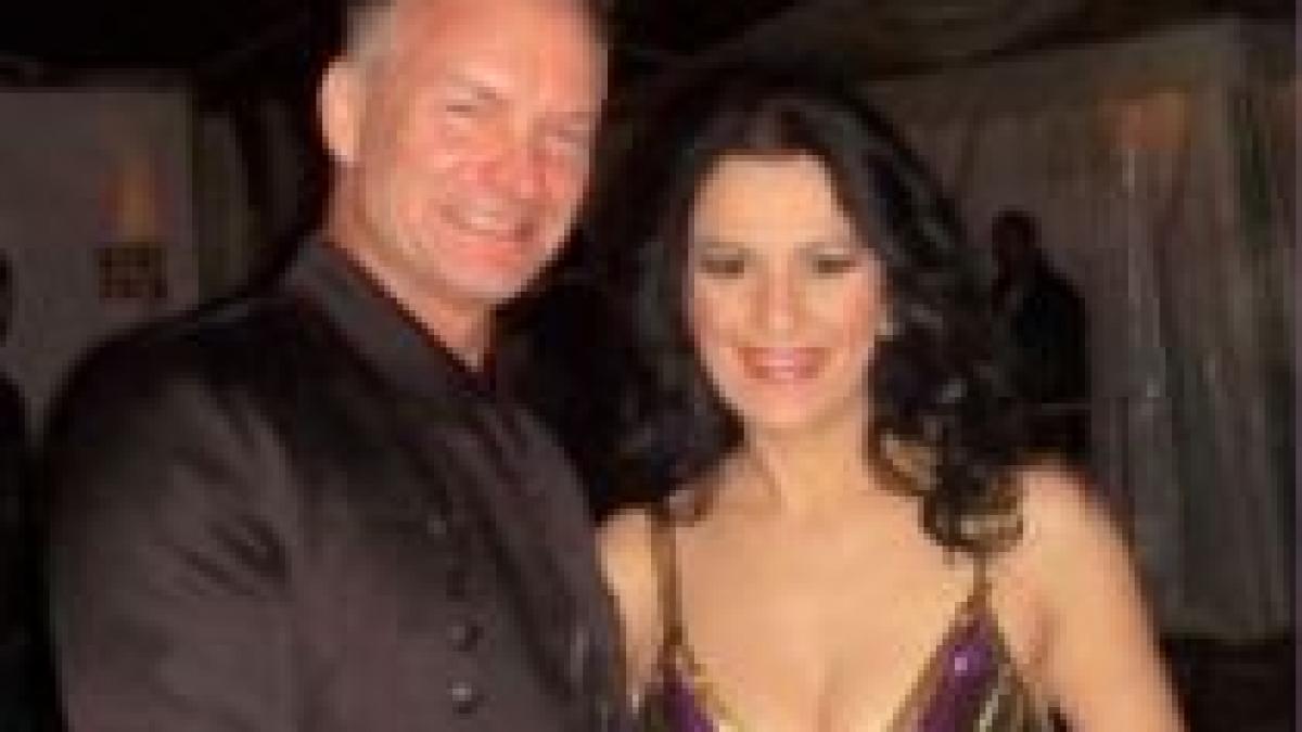 sting a invitat o pe angela gheorghiu sa cante alaturi de el la bucuresti