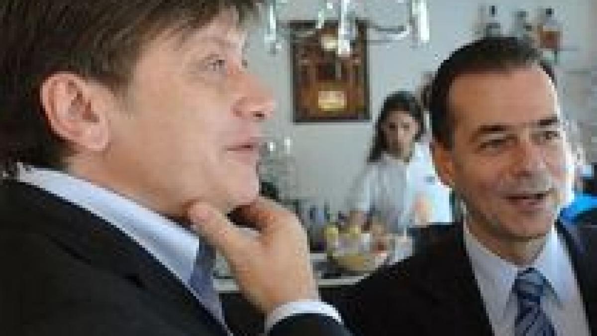 rivalii lui tariceanu isi impart functiile antonescu presedinte pnl orban presedinte executiv