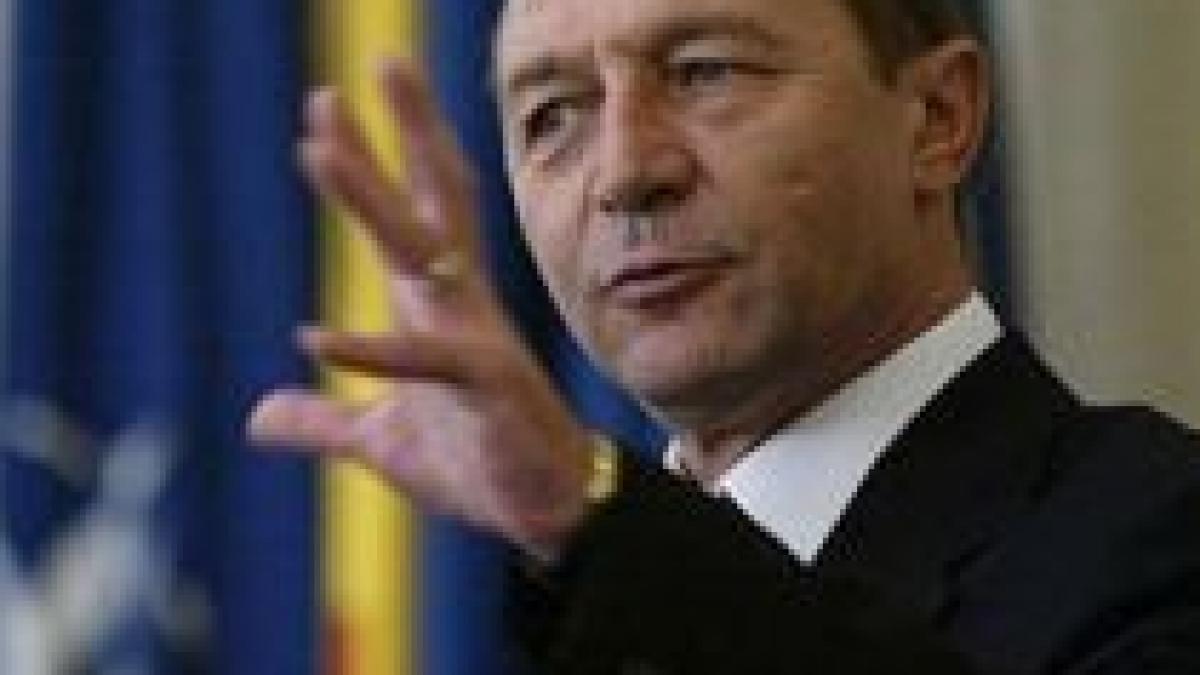 Băsescu: Ţinutul Secuiesc nu va primi niciodată autonomie, nici minorităţile drepturi colective
