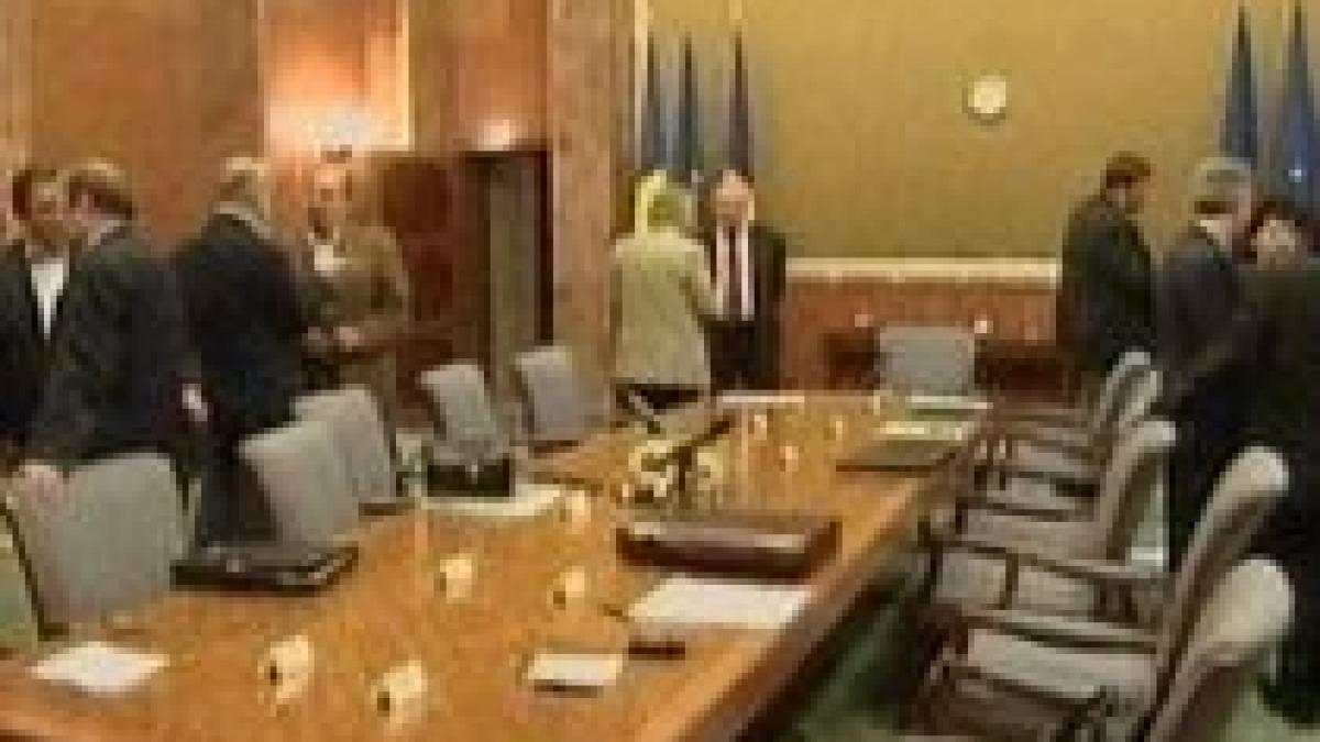 Executivul se întâlneşte cu sindicatele pentru finalizarea proiectului de buget