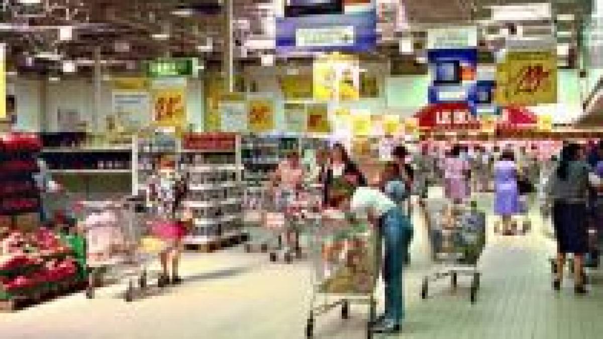 romanul cheltuie 100 de lei pe saptamana la hipermarket