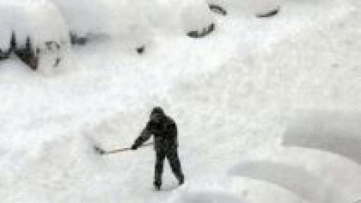 transportul din marea britanie paralizat de ninsorile abundente