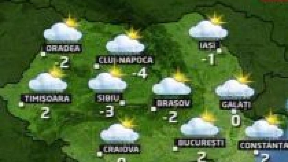 prognoza meteo pentru marti 10 februarie