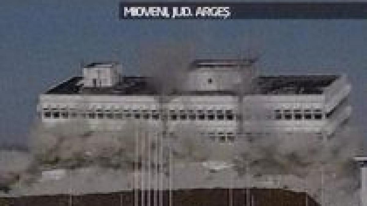 implozie la dacia o cladire administrativa de zece etaje a fost demolata video