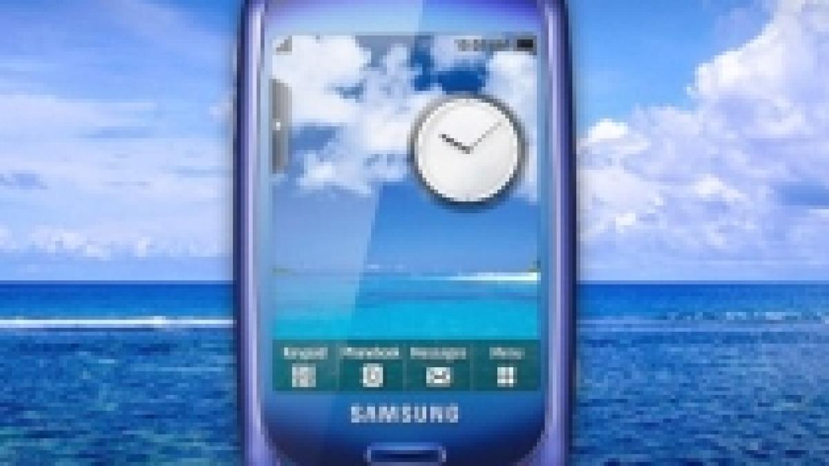 samsung blue earth primul touchscreen care se incarca de la soare foto
