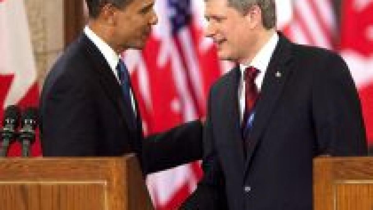 barack obama a efectuat in canada prima sa vizita externa in calitate de presedinte
