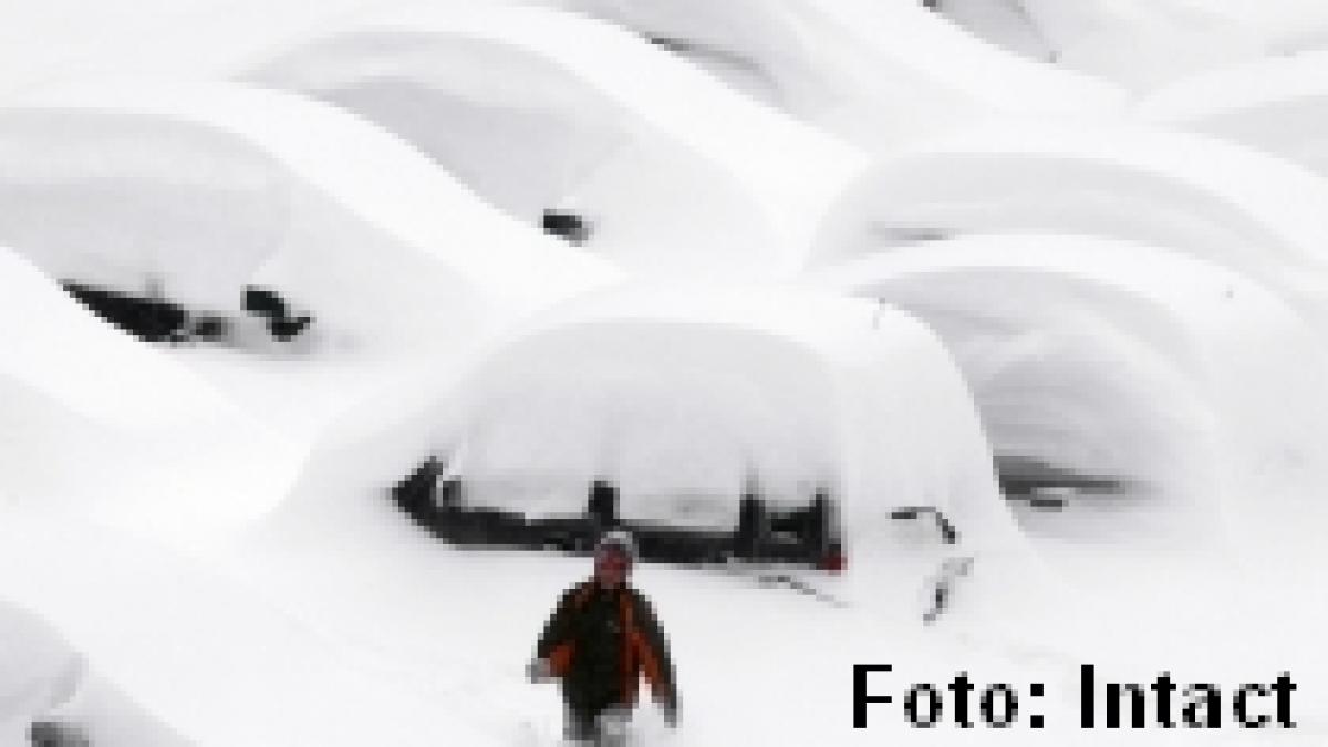 dolj trei drumuri judetene blocate din cauza zapezii si a viscolului