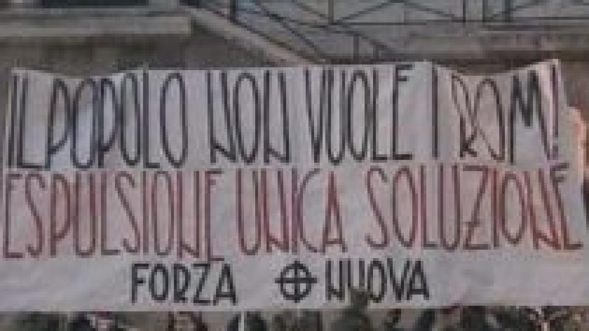 manifestatii anti imigranti in 100 de orase italiene doar cateva zeci de protestatari la roma