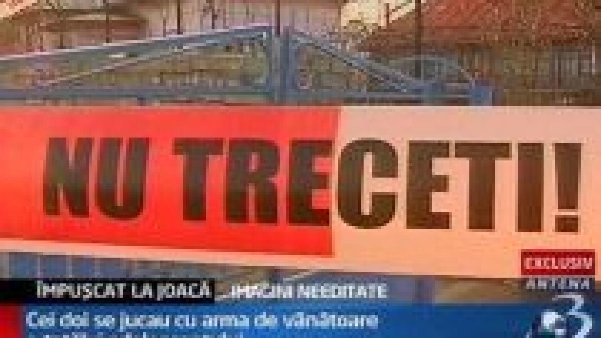 judetul olt copil de 6 ani impuscat mortal de unul de 14 ani