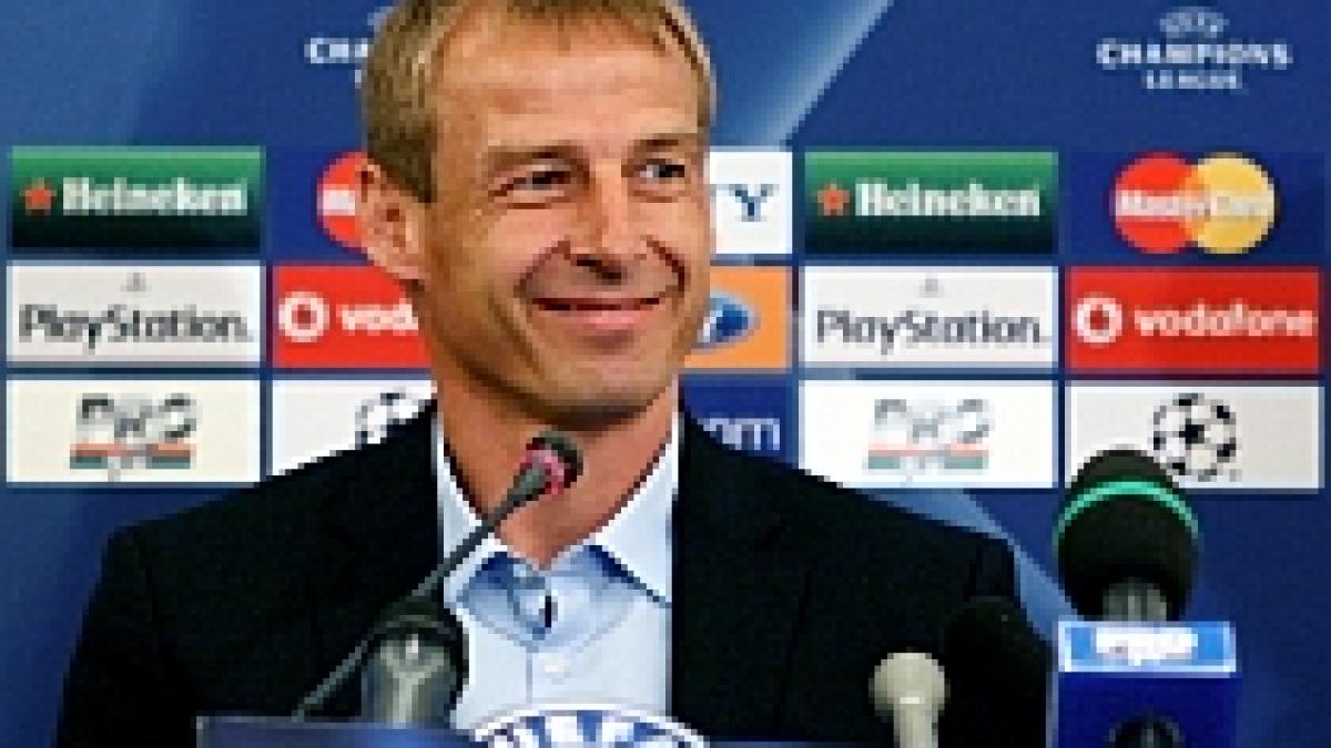 lui klinsmann ii place la 5 0 nu mai putem scapa din mana calificarea cu sporting