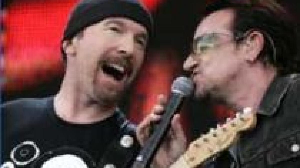 concert surpriza u2 pe cladirea bbc din londra