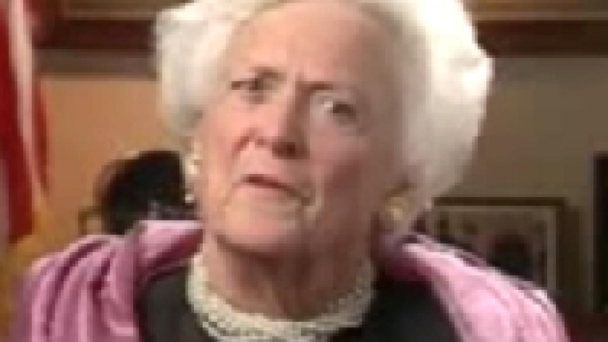 fosta prima doamna a sua barbara bush operata pe cord deschis