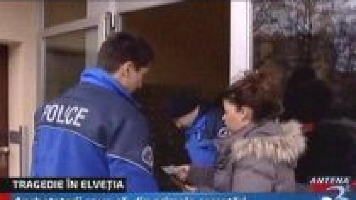 elvetia patru romani gasiti impuscati in apartamentul lor