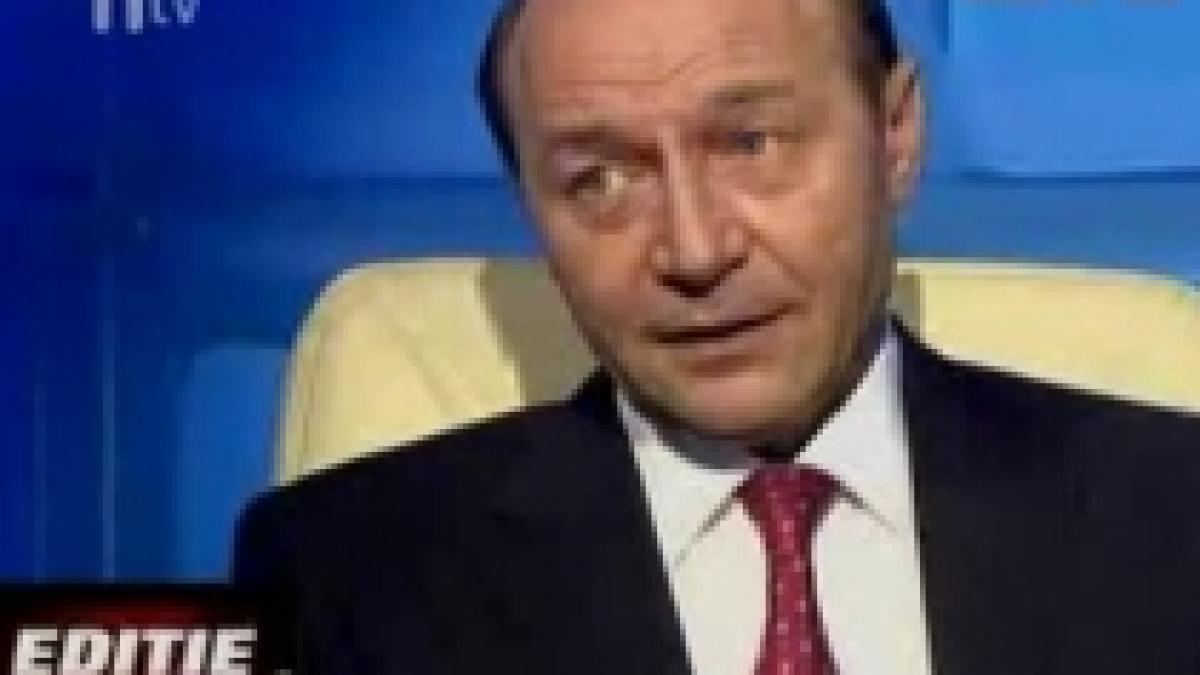 basescu presa m a facut dictator pentru ca i am spus elenei ca nu are ce cauta cu baiatul lui