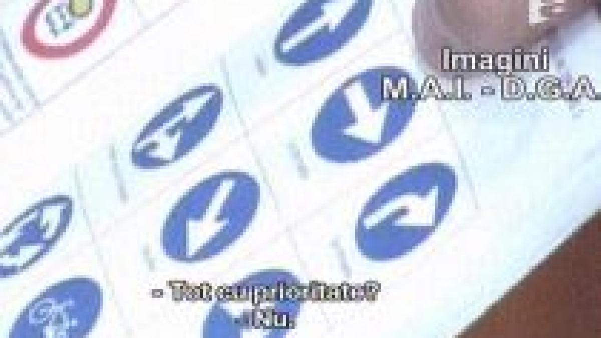 unul dintre soferii cu permis de conducere obtinut in arges analfabet