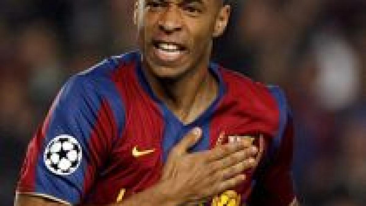 thierry henry a ajuns la 50 de goluri marcate in liga campionilor in partida cu olympique lyon