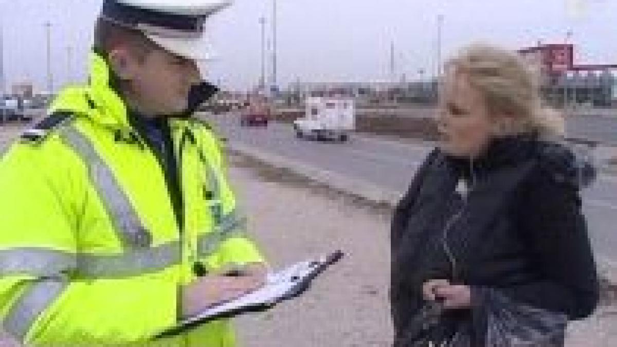 spectacol pe centura capitalei oferit de o tanara recalcitranta video