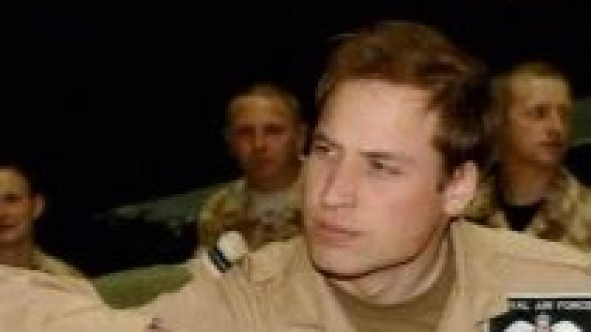 printul william al marii britanii vrea sa lupte in afganistan